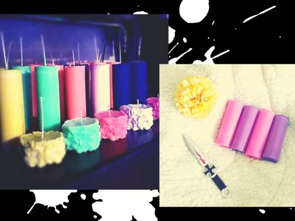 velas da Vivi Escarlate